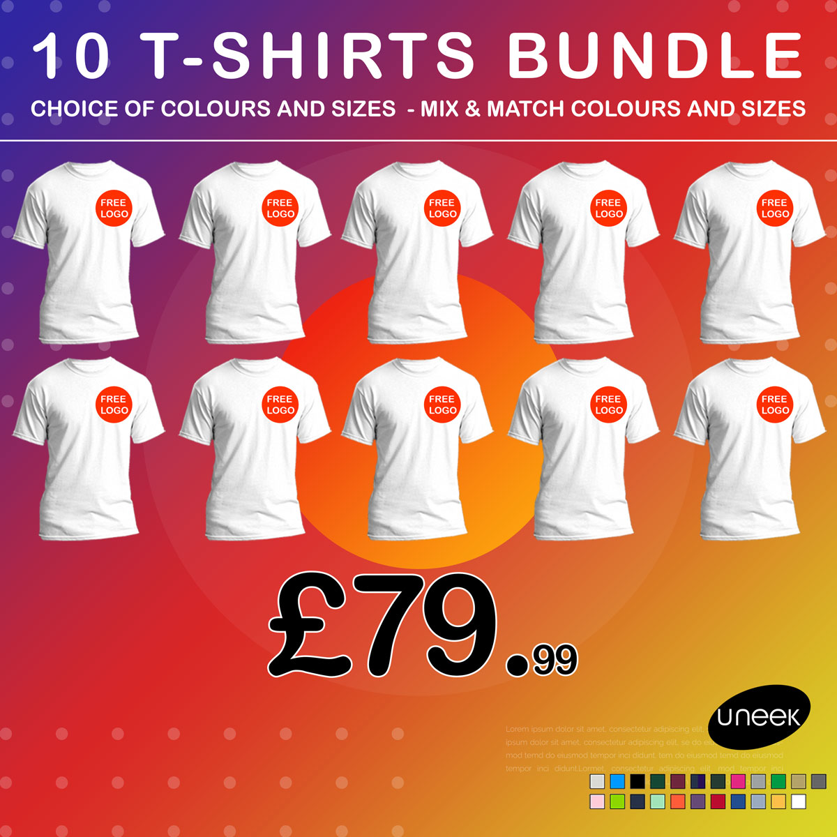 10-T-shirts-Workwear-Bundle