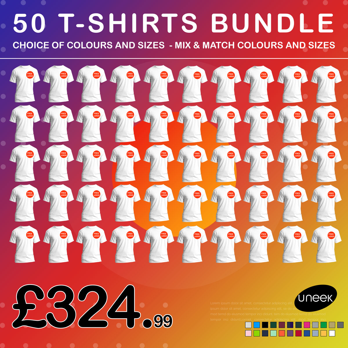 50-T-shirts-Workwear-Bundle