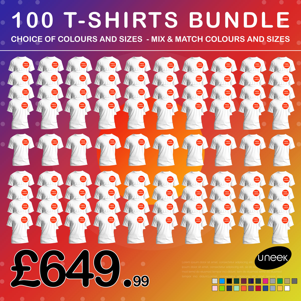 100-T-shirts-Workwear-Bundle