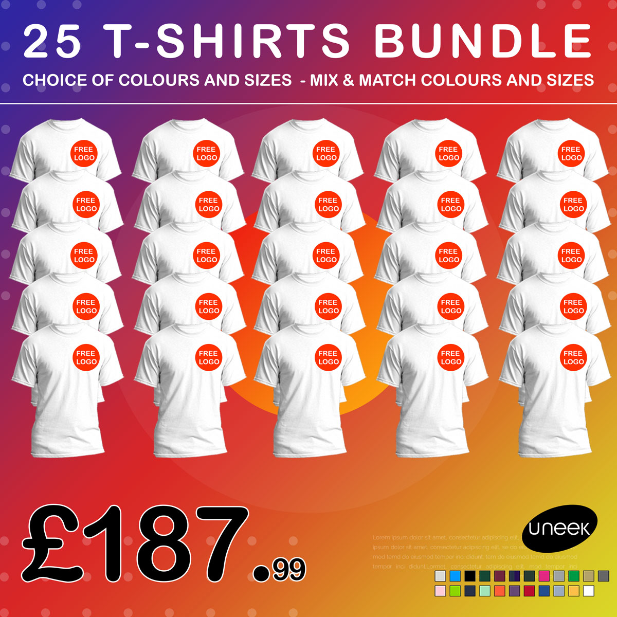 25-T-shirts-Workwear-Bundle