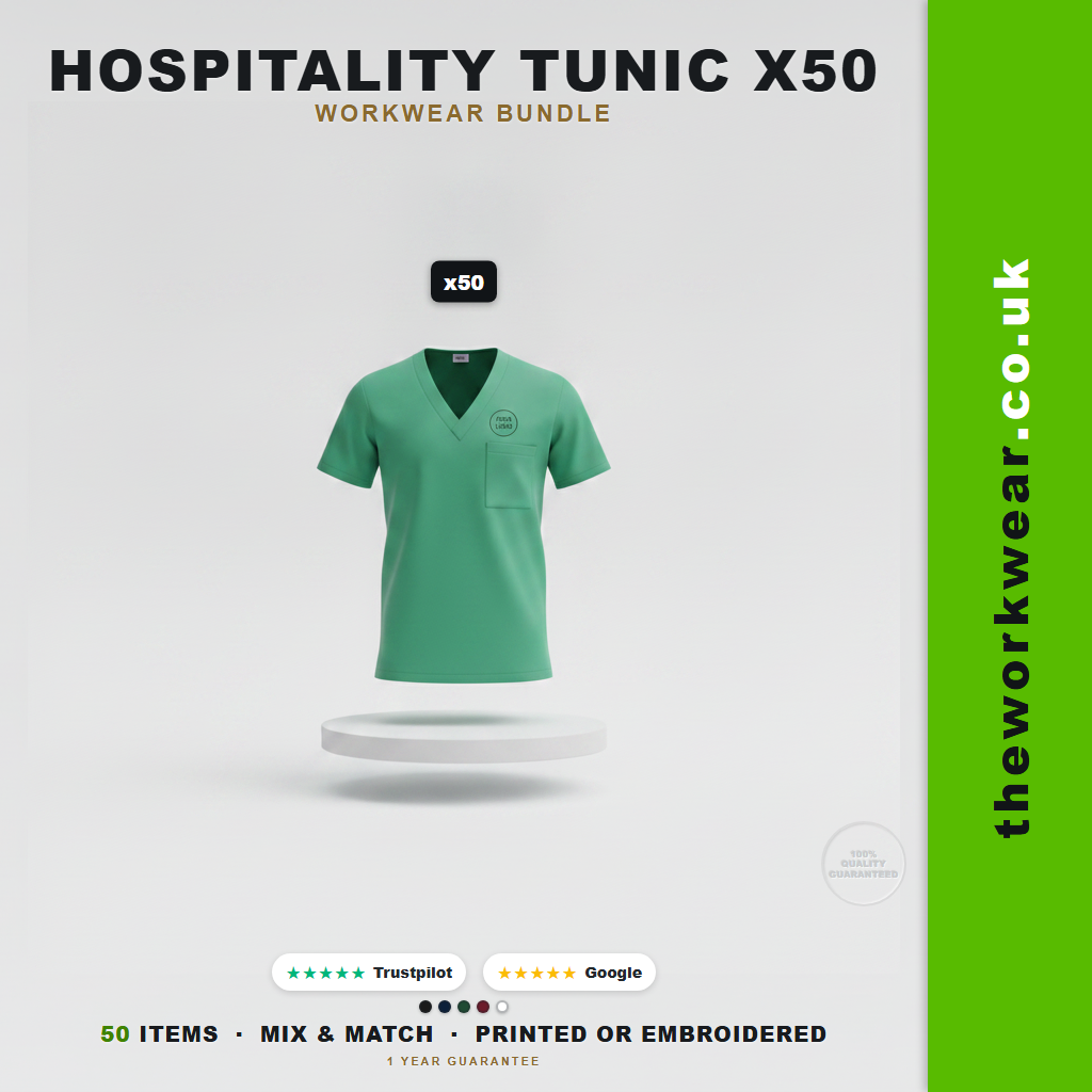 Hospitality Tunic x50 Workwear Bundle